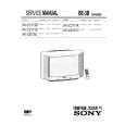 SONY KVX2101D Service Manual