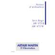 ARTHUR MARTIN ELECTROLUX AW975W Owner's Manual