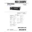 SONY MDXC6500RV Service Manual