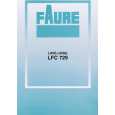 FAURE LFC729 Owner's Manual