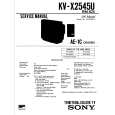 SONY KVX2545U Service Manual