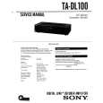 SONY TADL100 Service Manual
