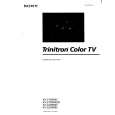 SONY KV-27XBR45 Owner's Manual