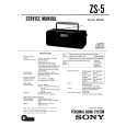 SONY ZS5 Service Manual