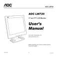 AOC LM720 Owner's Manual