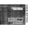 PIONEER KEXM700 Owner's Manual