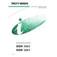 TRICITY BENDIX WDR1241W Owner's Manual
