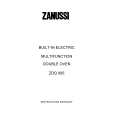 ZANUSSI ZDQ995 Owner's Manual