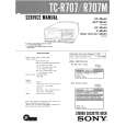 SONY TCR707 Service Manual