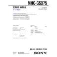 SONY MHCGSX75 Service Manual