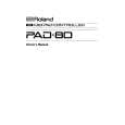 ROLAND PAD-80 Owner's Manual