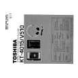 TOSHIBA KT-4015 Service Manual