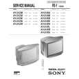 SONY KV21X5A Service Manual