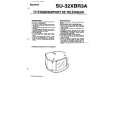 SONY SU32XBR3A Owner's Manual