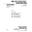 SONY MDR-E837 Service Manual