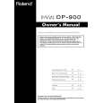 ROLAND DP-900 Owner's Manual