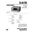 SONY TAH4700 Service Manual