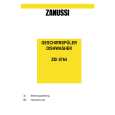 ZANUSSI ZDI6764X Owner's Manual
