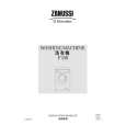 ZANUSSI F550 Owner's Manual
