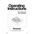 PANASONIC AWRP555N Owner's Manual