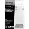 SHARP VC381GB/GS/N/S Owner's Manual