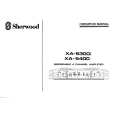 SHERWOOD XA-5400 Owner's Manual