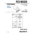 SONY PCVMXS20 Service Manual
