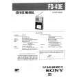 SONY FD40E Service Manual