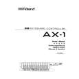 ROLAND AX-1 Owner's Manual