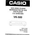 CASIO VK-500 User Guide
