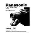PANASONIC PV800 Owner's Manual