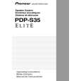 PIONEER PDP-S35 Owner's Manual