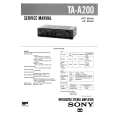 SONY TAA200 Service Manual