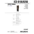 SONY ICDB100 Service Manual
