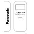 PANASONIC TC-42PD1F Owner's Manual