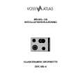 VOSS-ELECTROLUX DEK480-0 Owner's Manual