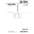 SONY SSTS41 Service Manual