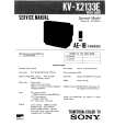 SONY KVX2133E Service Manual