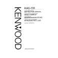 KENWOOD KAC-721 Owner's Manual