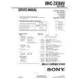 SONY MHCZX30AV Service Manual