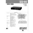 SONY SEQ910 Service Manual