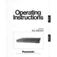 PANASONIC WJMS424 Owner's Manual