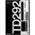 HARMAN KARDON TD292 Owner's Manual