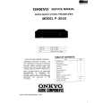 ONKYO P3030 Service Manual