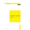 ZANUSSI ZJ124 Owner's Manual