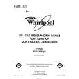 WHIRLPOOL SF331PSRW2 Parts Catalog