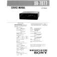 SONY XR7077 Service Manual