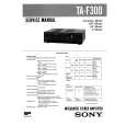 SONY TAF300 Service Manual