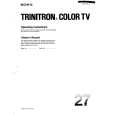 SONY KV-27TW70 Owner's Manual