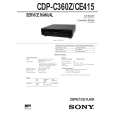 SONY CDP-C360Z Service Manual